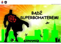 logo akcji Bądź Superbohaterem