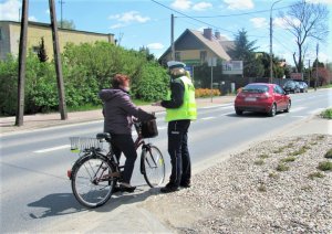 Policjanci w czasie działań „Twoja bezpieczna WuKaDka”