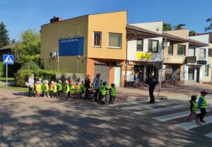 Policjanci na zajęciach w przedszkolu