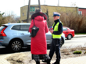 Policjanci w czasie działań „Twoja bezpieczna WuKaDka”
