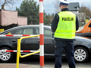 Policjanci w czasie działań „Twoja bezpieczna WuKaDka”