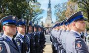 Grupa policjantów podczas obchodów Święta Policji