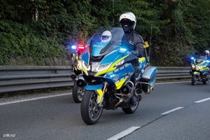 policyjny patrol motocyklowy