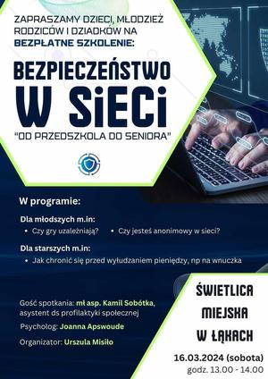 Plakat dotyczący szkolenia