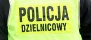 Kamizelka odblaskowa policjanta z napisem POLICJA DZIELNICOWY