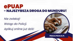plakat z informacją