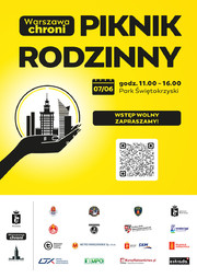 plakat zapraszający na piknik