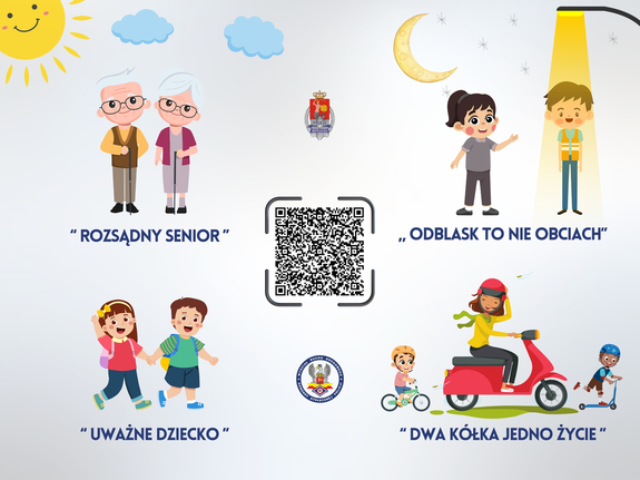 Plakat dotyczący czterech akcji