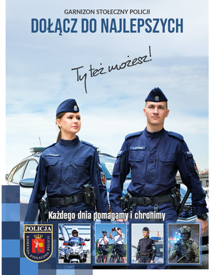 Plakat dotyczący rekrutacji