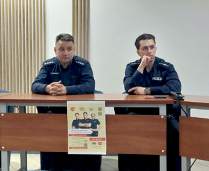 dzielnicowi podczas debaty