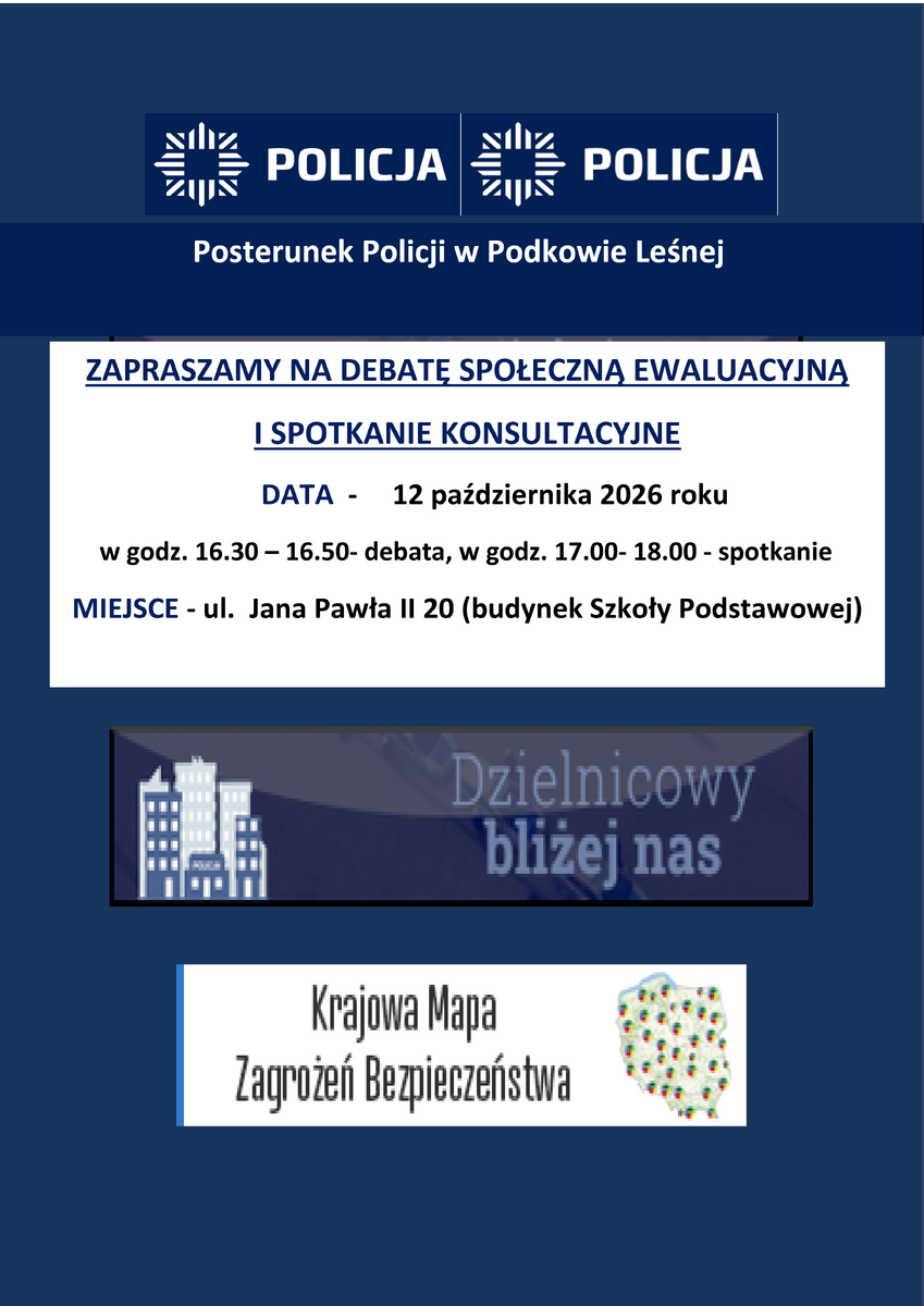Debata ewaluacyjna i spotkanie konsultacyjne w Podkowie Leśnej